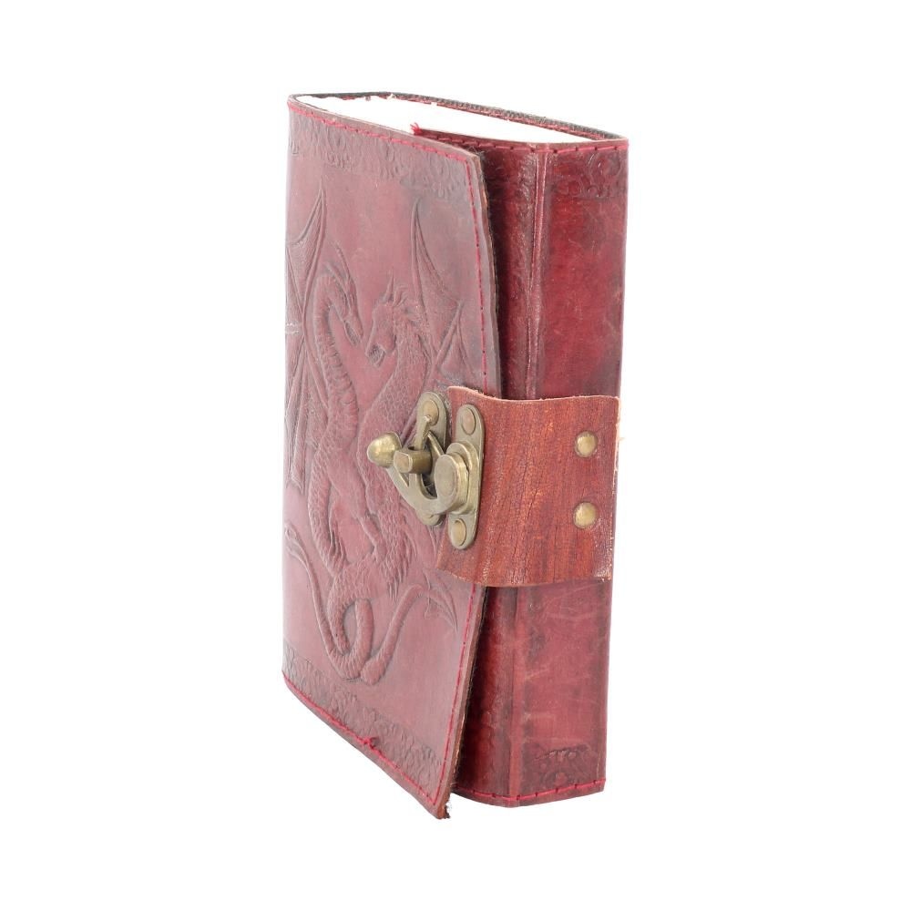 Nemesis Now - Double Dragon Embossed with Lock Notitieboek - Bruin